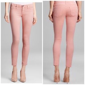 NWT AG Jeans Legging Ankle Zip In Pink Haze
